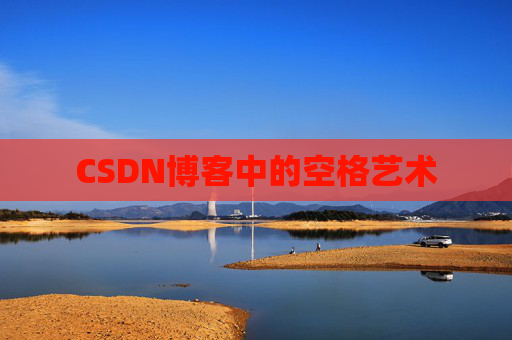 CSDN博客中的空格艺术